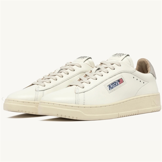 Autry Dallas Low Sneakers, White/Grey